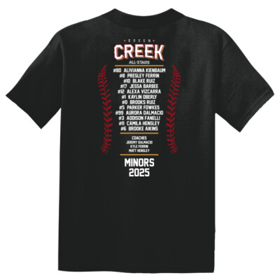 YOUTH Drifit MINORS All Stars Roster Thumbnail