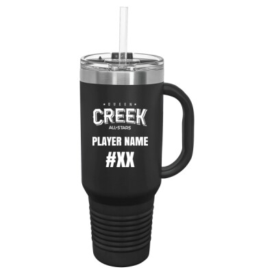 40oz Tumbler with Handle - optional player name & number Thumbnail