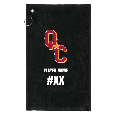 11"x18" Grommeted Pin Towel with Player Name & Number Thumbnail